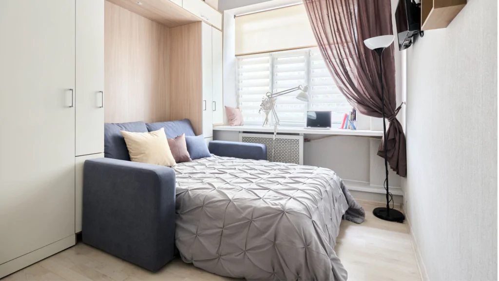 quarto pequeno organizado