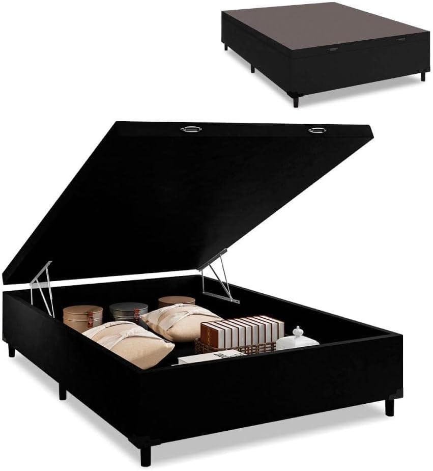 Cama Box com Baú Casal Prince