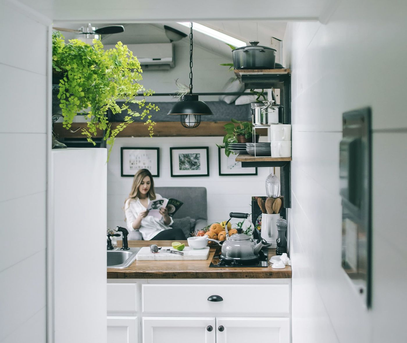Apartamento pequeno organizado e funcional