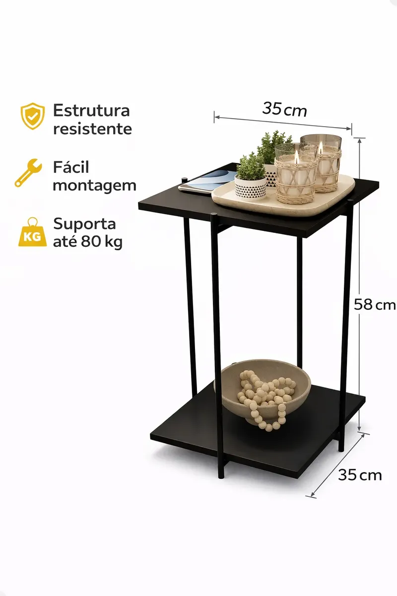 Mesa lateral dobrável