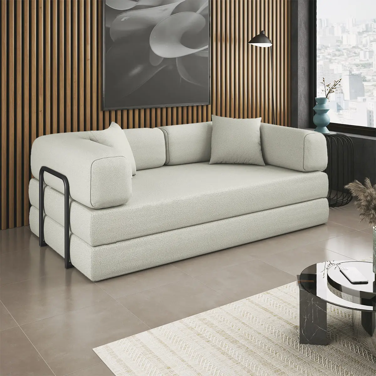 Sofá Cama Colchão Casal Compact Air